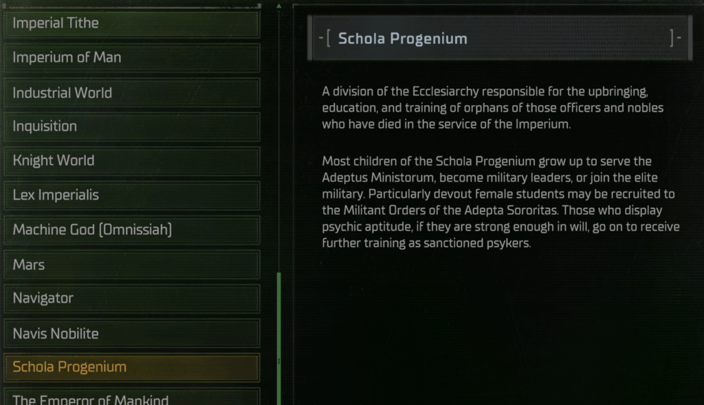 Intimidating set of encyclopaedia entries which explains an organisational detail of an organisational detail.